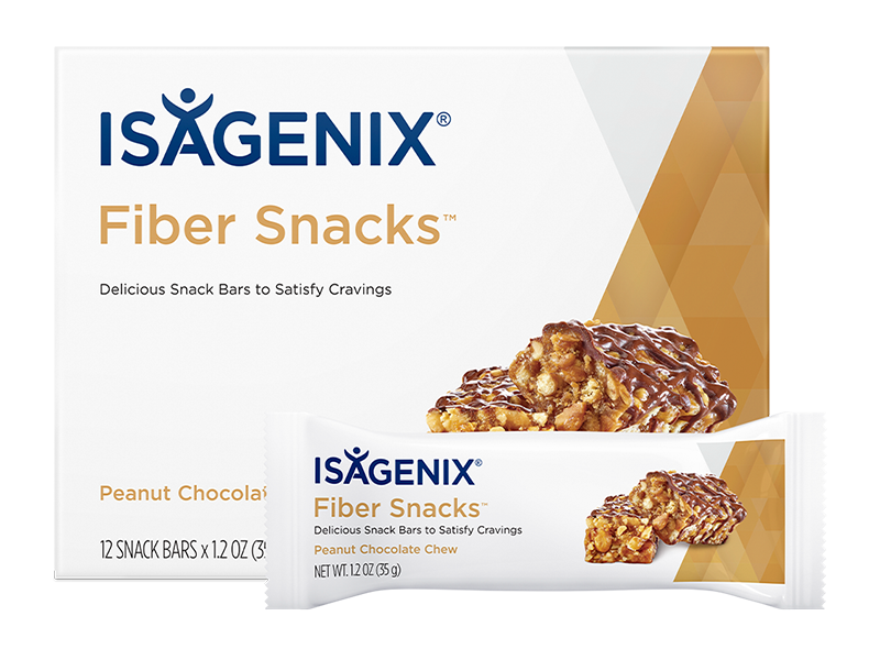 Isagenix Fiber Snacks - Peanut Chocolate Chew