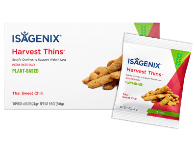 Isagenix Harvest Thins - Plant-Based Thai Sweet Chili