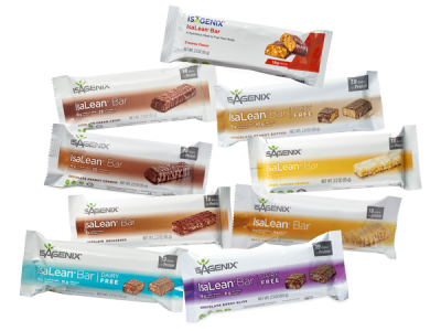 Isagenix have a range of healthy protein bars for the ideal snack-on-the-go