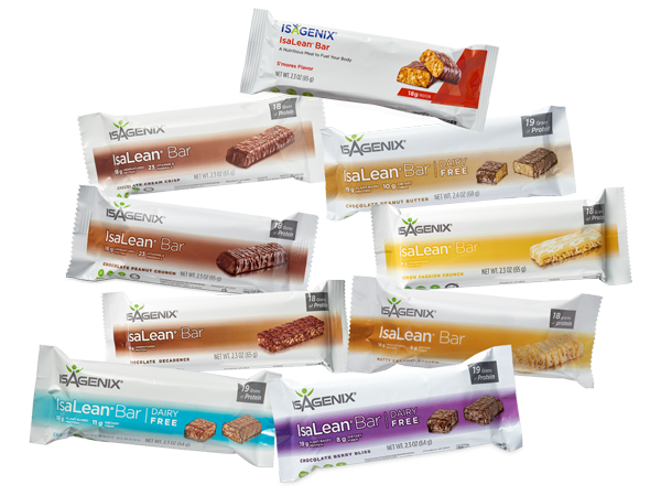 Isagenix have a range of healthy protein bars for the ideal snack-on-the-go