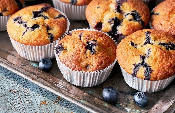 Blueberry muffins