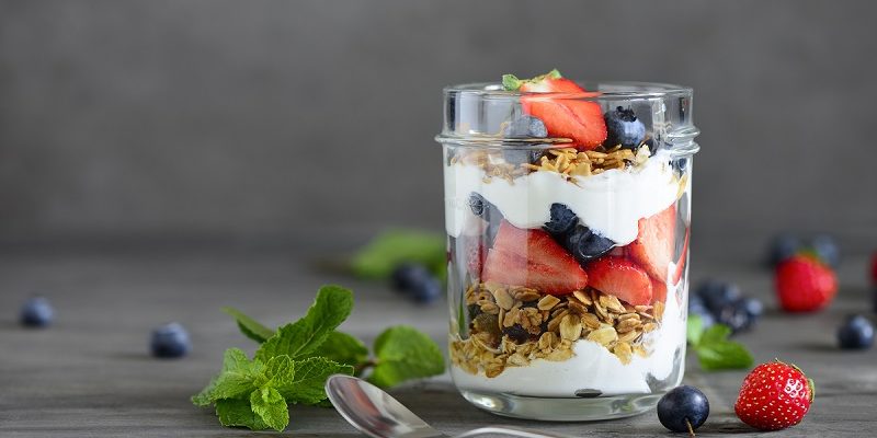 Greek yoghurt is a delicious, healthy, portable snack