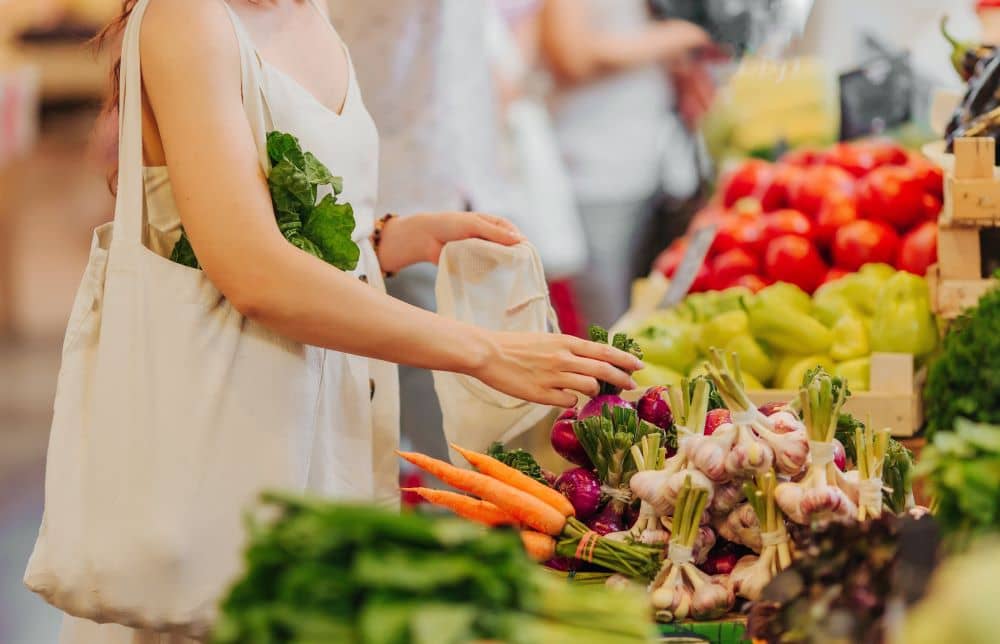 Sticking to the perimeter of the store, where healthier foods are often found.