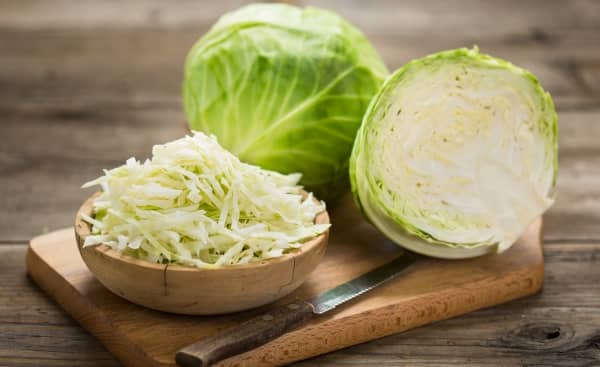 Cabbage is a good source of potassium, folate, and vitamin K.