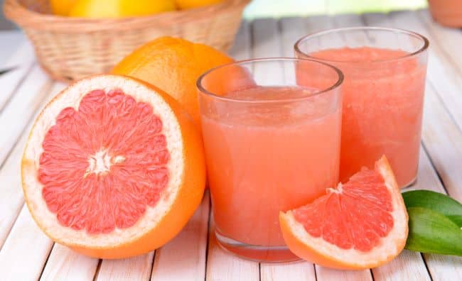 Grapefruit can be part of a healthy weight loss diet because it's nutritious.